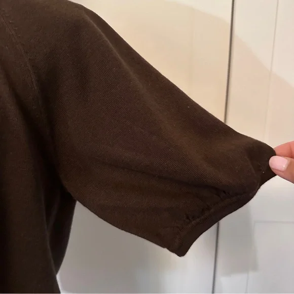 Style & Co. Dark Brown Cardigan - Picture 4 of 7